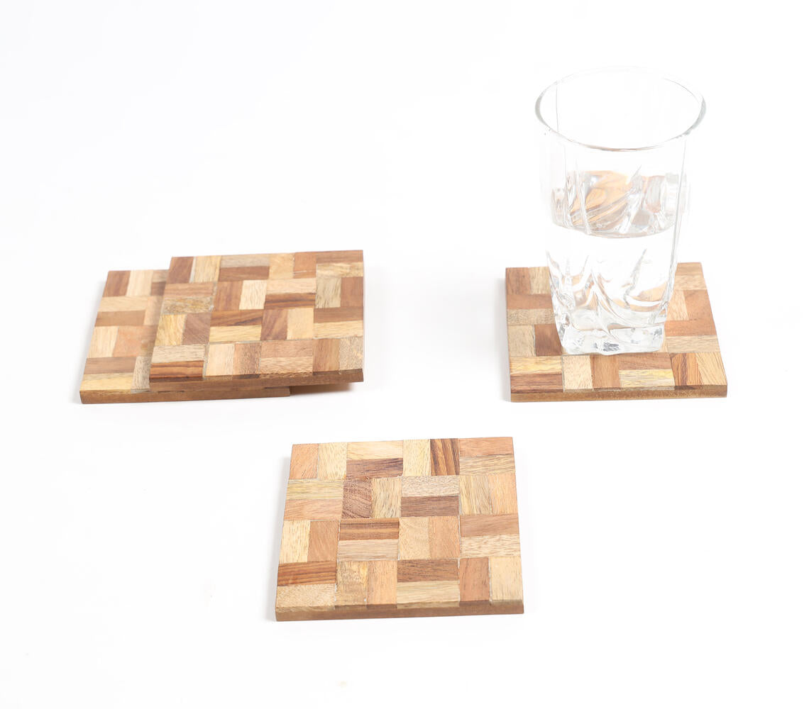 Wooden Coasters - Set of 4